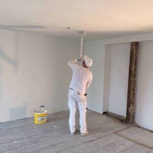 Oberflächenbearbeitung Decke